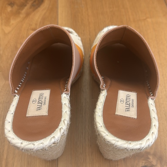 Valentino Espadrille Wedges size 37 neutrals - Picture 6 of 9